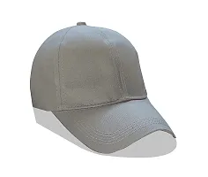 Shopper52 Unisex Cotton Cap (Pack of 1) (CAP-PRNT_Grey_Free Size)-thumb2