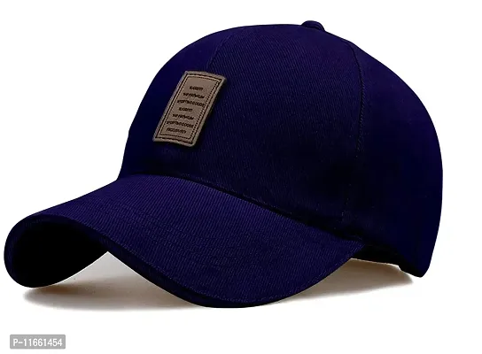 Shopper52 Unisex Cotton Cap (Pack of 1) (CAP-PRNT_EDIKO NAVY_Free Size)