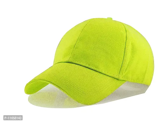 ATHRZ Men Boys Stylish Baseball Adjustable Cap (Yellow)-thumb2