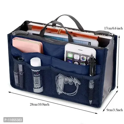 Multi Functional Pouch Cosmetic Bags Makeup Bag Storage Travel Bag Handbag Mp3 Phone Cosmetic Book Storage Purse - TRHDBGDB-thumb5