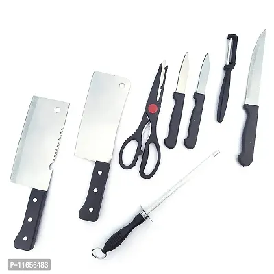 Shopper52 Stainless Steel Kitchen Knife Set ,8 Piece