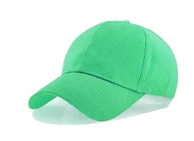 Shopper52 Men Boys Stylish Baseball Adjustable Cap (Pista2)-thumb1