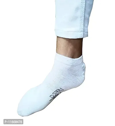 shopper 52 Multicolour Men's Women's Cotton Ankle Length Socks Looks Good in Formal Sports Western - SOCK (Pair of 5)-thumb4