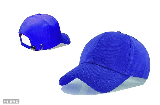 Shopper52 Men Boys Stylish Baseball Adjustable Cap (Royal Blue)