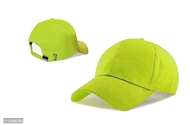 Shopper52 Unisex Cotton Cap (Pack of 1) (CAP-PRNT_Yellow_Free Size)-thumb2