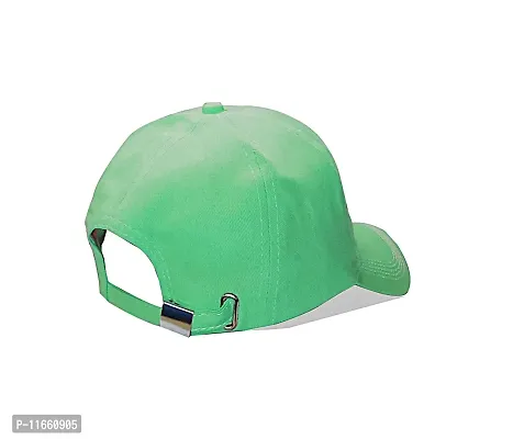 Shopper52 Men Boys Stylish Baseball Adjustable Cap (Pista2)-thumb4