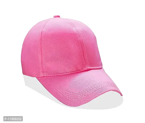 Shopper52 Unisex Cotton Cap (Pack of 1) (CAP-PRNT_Pink_Free Size)-thumb3