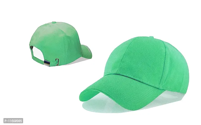 Shopper52 Men Boys Stylish Baseball Adjustable Cap (Pista2)