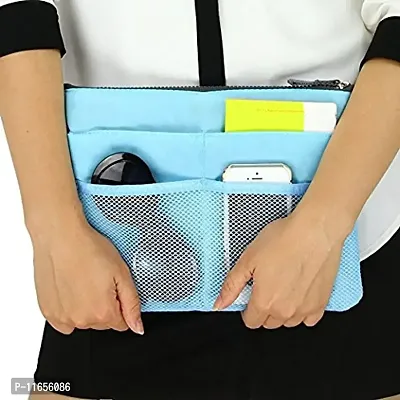 Multi Functional Pouch Cosmetic Bags Makeup Bag Storage Travel Bag Handbag Mp3 Phone Cosmetic Book Storage Purse - TRHDBGPR-thumb5