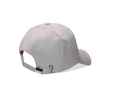 Shopper52 Men Boys Stylish Baseball Adjustable Cap (Grey)-thumb3