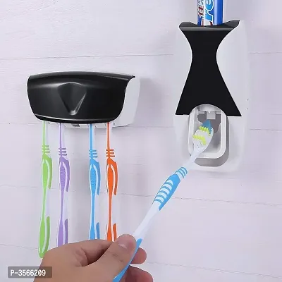 Automatic Toothpaste Dispenser With Tooth Brush Holder For Home And Bathroom Accessories-thumb3