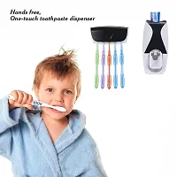 Automatic Toothpaste Dispenser With Tooth Brush Holder For Home And Bathroom Accessories-thumb2