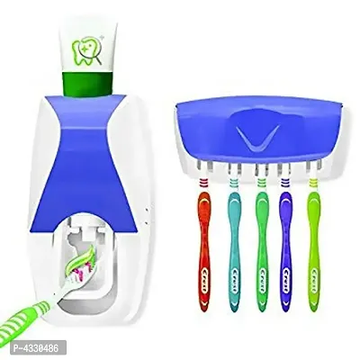 Automatic Toothpaste Dispenser With Tooth Brush Holder For Home-thumb0