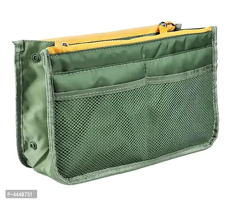 Multi Functional Pouch Cosmetic Bags Makeup Bag Storage Travel Bag Handbag Mp3 Phone Cosmetic Book Storage Purse - TRHDBGGR