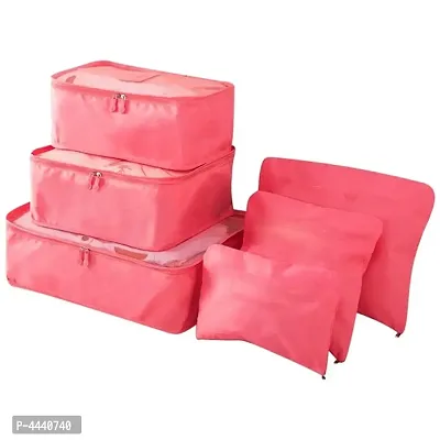 6pcs Packing Portable Travel Storage Bag Organiser Luggage Suitcase Pouches Laundry Bag - TRLDBAGSF-thumb0