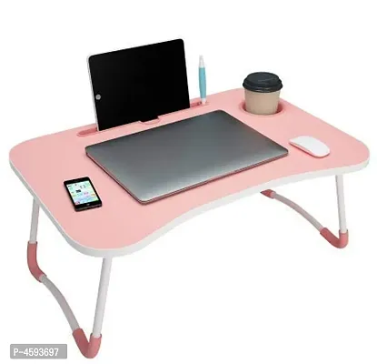 Foldable Multi-Function Portable Laptop Study Table Bed Table Kids Study Table Mini Table Wooden Table - HQMPTCUP-PK