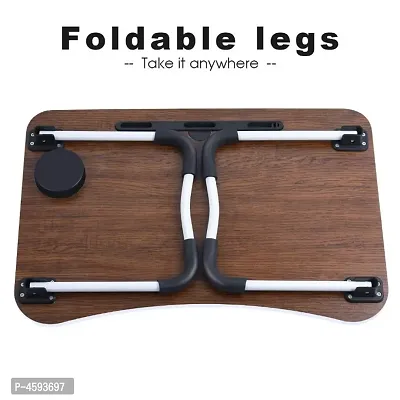 Foldable Multi-Function Portable Laptop Study Table Bed Table Kids Study Table Mini Table Wooden Table - HQMPTCUP-PK-thumb3