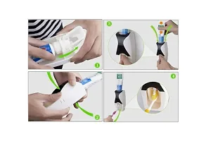 Wall Mounted Automatic Toothpaste Dispenser Toothbrush Holder-thumb3