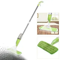 Stainless Steel Microfiber Floor Cleaning Spray Mop with Removable Washable Cleaning Pad and Integrated Water Spray Mechanism - SPYMOP-thumb5