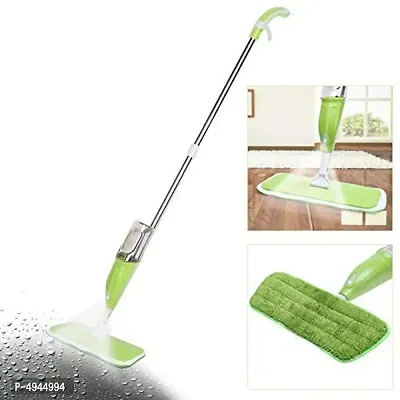 Stainless Steel Microfiber Floor Cleaning Spray Mop with Removable Washable Cleaning Pad and Integrated Water Spray Mechanism - SPYMOP-thumb6
