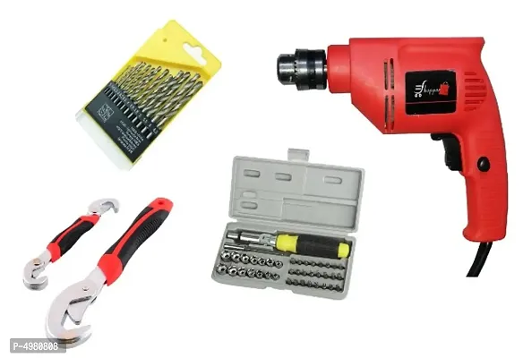 Buy Powerful Drill Machine with 13 Pieces Drill Bit Set and 41