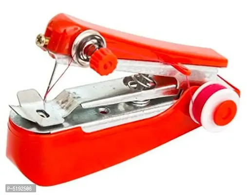 Mini Hand Red Sewing Machine Stapler Model Manual Sewing Machine-thumb0