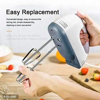 Electric 7 Speed Hand Mixer with 4 Pieces Stainless Steel Food Blender - HANDMX-thumb4