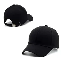 Stylish Black and Pink Caps for Men - Combo of 2-thumb1