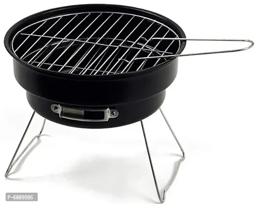 Portable Foldable Charcoal Grill Barbecue Oven, Diameter 26cm - GRILLBQ-thumb0