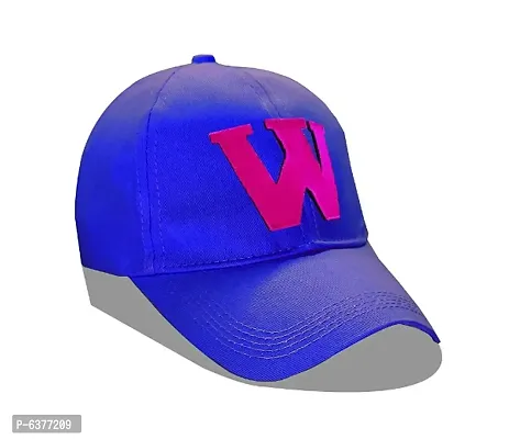 Men Boys Stylish Baseball Adjustable W Cap Blue Color Cap