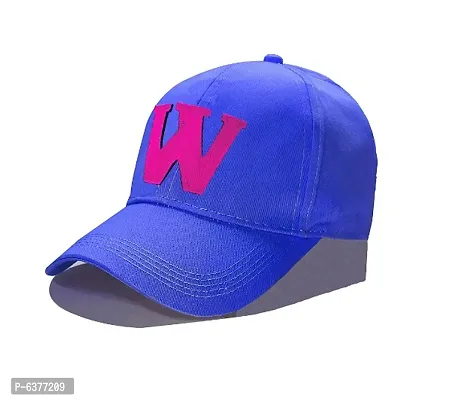 Men Boys Stylish Baseball Adjustable W Cap Blue Color Cap-thumb4