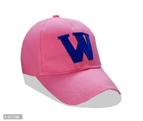 Men Boys Stylish Baseball Adjustable W Cap Pink Color Cap-thumb3