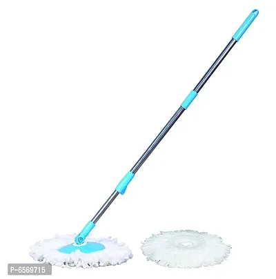 Floor Cleaner Mop Stick Rod Only with Two Microfiber Refill - MOPROD-thumb0