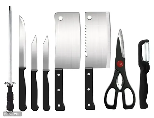 Kitchen Knife Set with Magnetic Knife Holder Hanger-thumb4