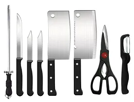 Stainless Steel Kitchen Knife Knives Set with Magnetic Knife Holder and Chopping Board (Knife Set,Knife Holder,Chopping Board)- CMHKNHNG3in1-thumb3