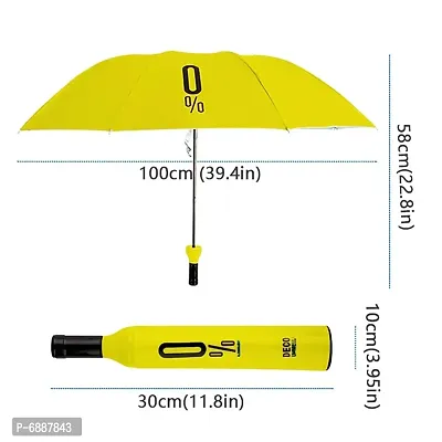 Deco Bottle Shaped Foldable Umbrella (Random Color) - DCUMBRLA-thumb4