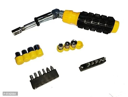 Screwdriver Socket Spannner Set Jackly Wrench Magnetic Toolkit For Home, Office, Car, Bike - 36PCTK-thumb2