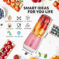 Electric Portable Mini  Wireless Personal Size Juicer Blender for Smoothies and Shakes with 4 Blades-thumb1