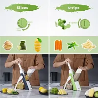 Multi-Purpose Slicer, Chopper, Ideal For Vegetable  Fruits Chopper Cutter With Stainless Steel - MANDOLINE-thumb4