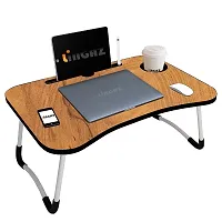 Office Table for Home/Writing Desk for Office/Folding Table for School/Folding Study Table/Work from Home Multipurpose Table (Black) Wood-thumb1