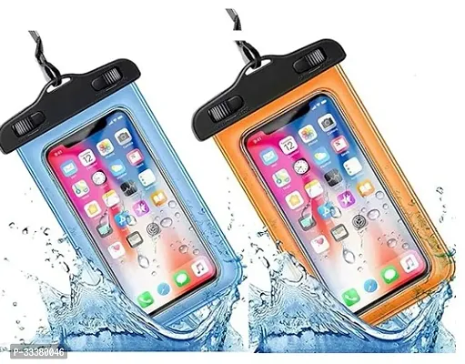 Waterproof Phone Pouch Underwater Universal Cellphone Pouch Dry Bag Waterproof Phone Case Compatible with iPhone and Android Pack of 2