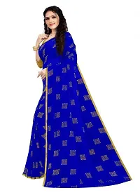 Beautiful Chiffon Saree With Blouse Piece For Women-thumb3