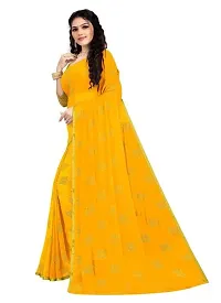 Beautiful Chiffon Saree With Blouse Piece For Women-thumb2