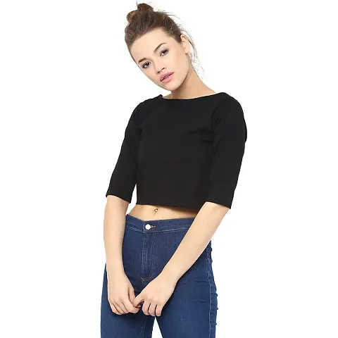 Solid Crop Top