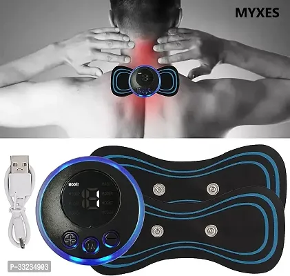 Ems Butterfly Body Massager For Shoulder, Arms, Legs  Back Pain For Men  Women With 8 Modes  19 Strength Levels Rechargeable Machine