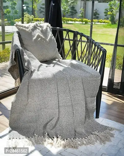 GRHAMOY Cotton Sofa Throw//Dohar for Sofa // Living Room // Home // Office Decor (Size : 125 X 150 Cms)-thumb0