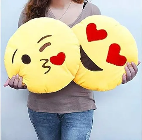 Two Cute Smiley Cushion