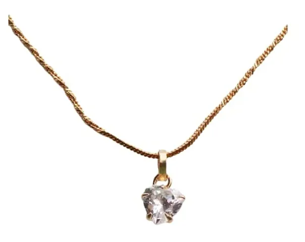 Shimmering Diamond Pendant Mangalsutra With Earrings For Women