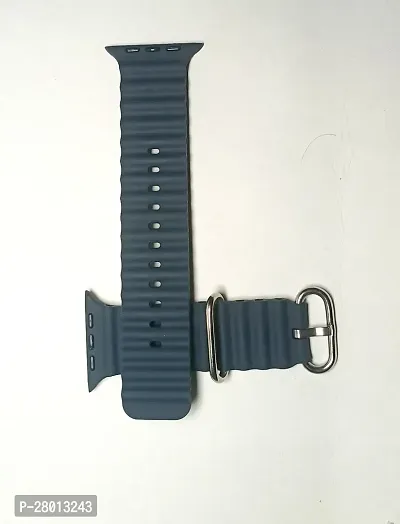 Stylish Grey Silicone Watch Strap