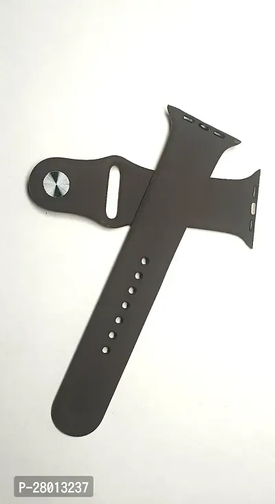 Stylish Grey Silicone Watch Strap